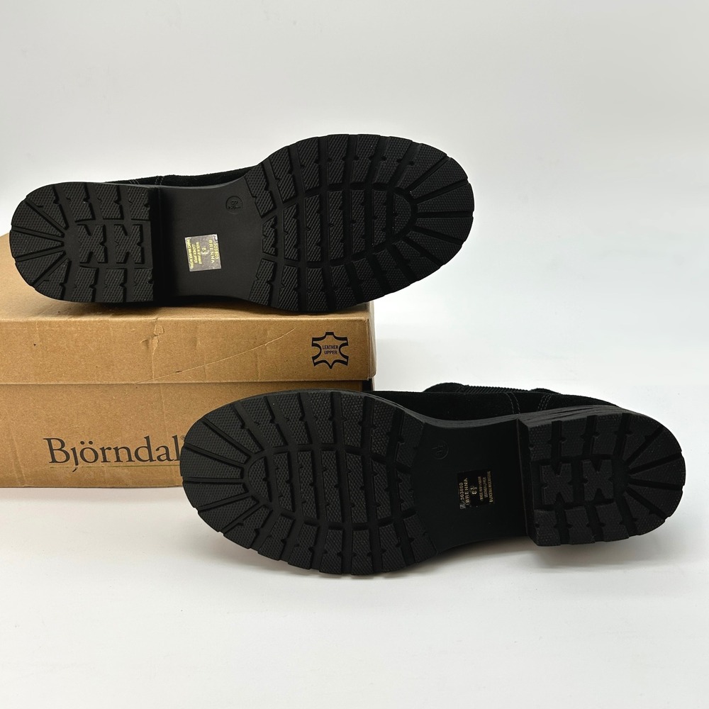 Womens Chelsea Boots Bjorndal Brenna Size 8.5 Black Suede Cushioned NEW 303803 - Picture 5 of 7